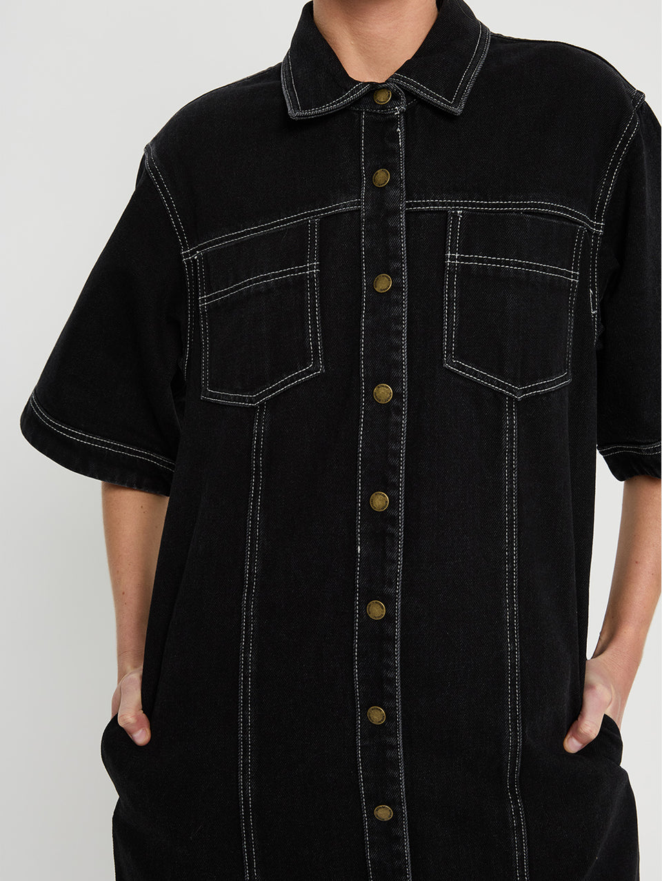 Rowyn Denim Shirt Dress