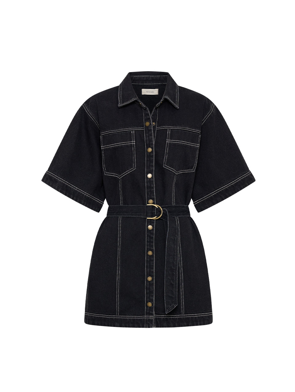 kivari denim dress Nova Midi Dress