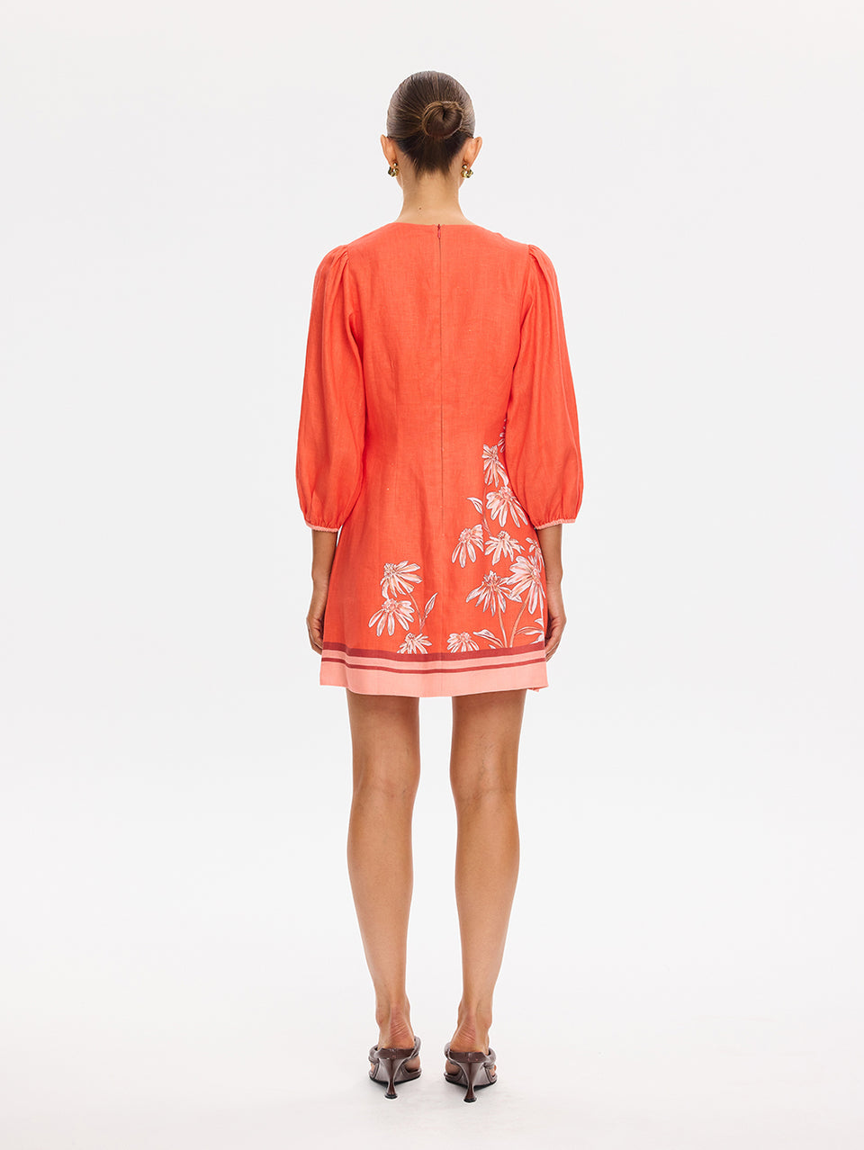 Ruby Tie Front Mini Dress