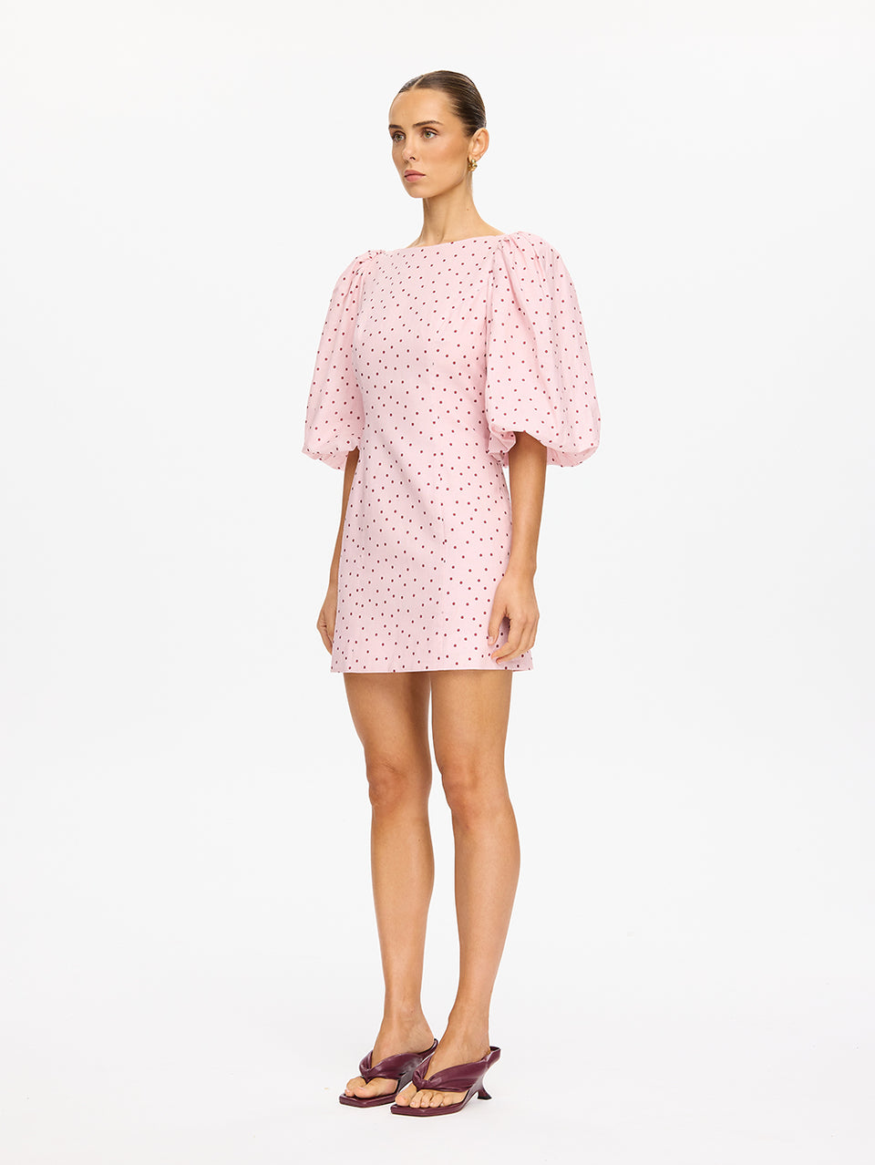Sia Bubble Sleeve Mini Dress