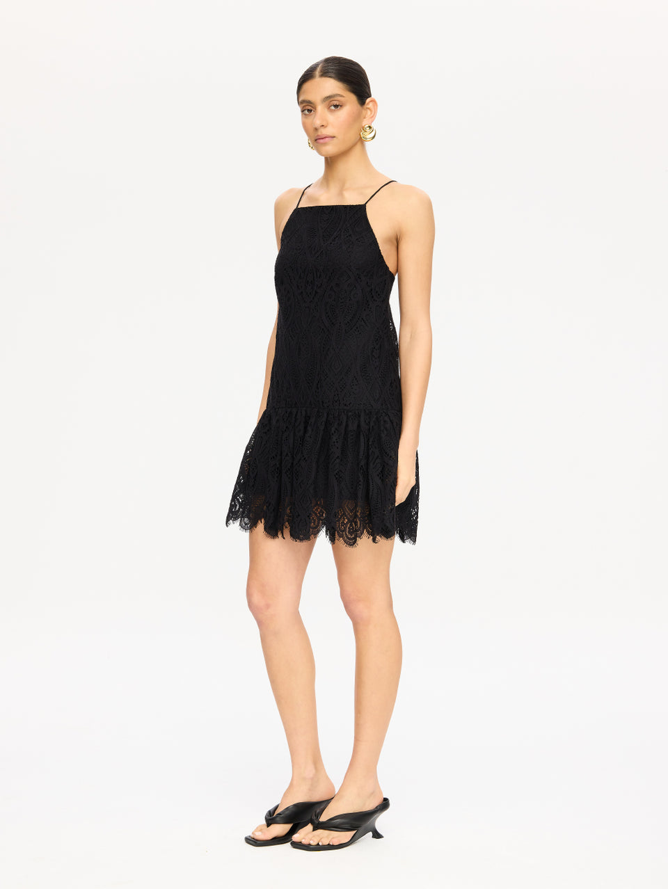 SD394BLK-Soho-Lace-Drop-Waist-Mini-Dress-Black-02