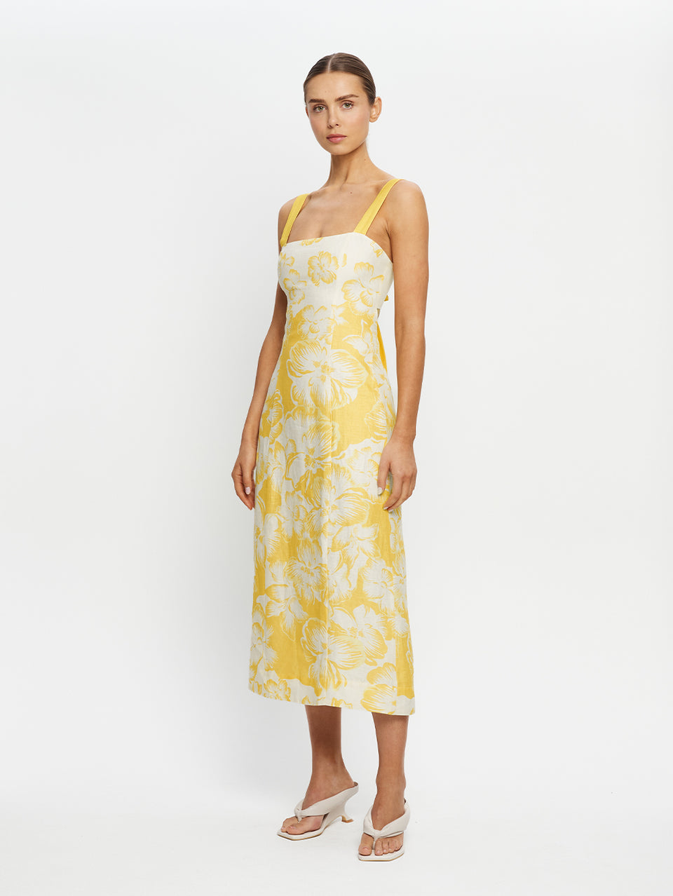 Soraya Tie Back Midi Dress