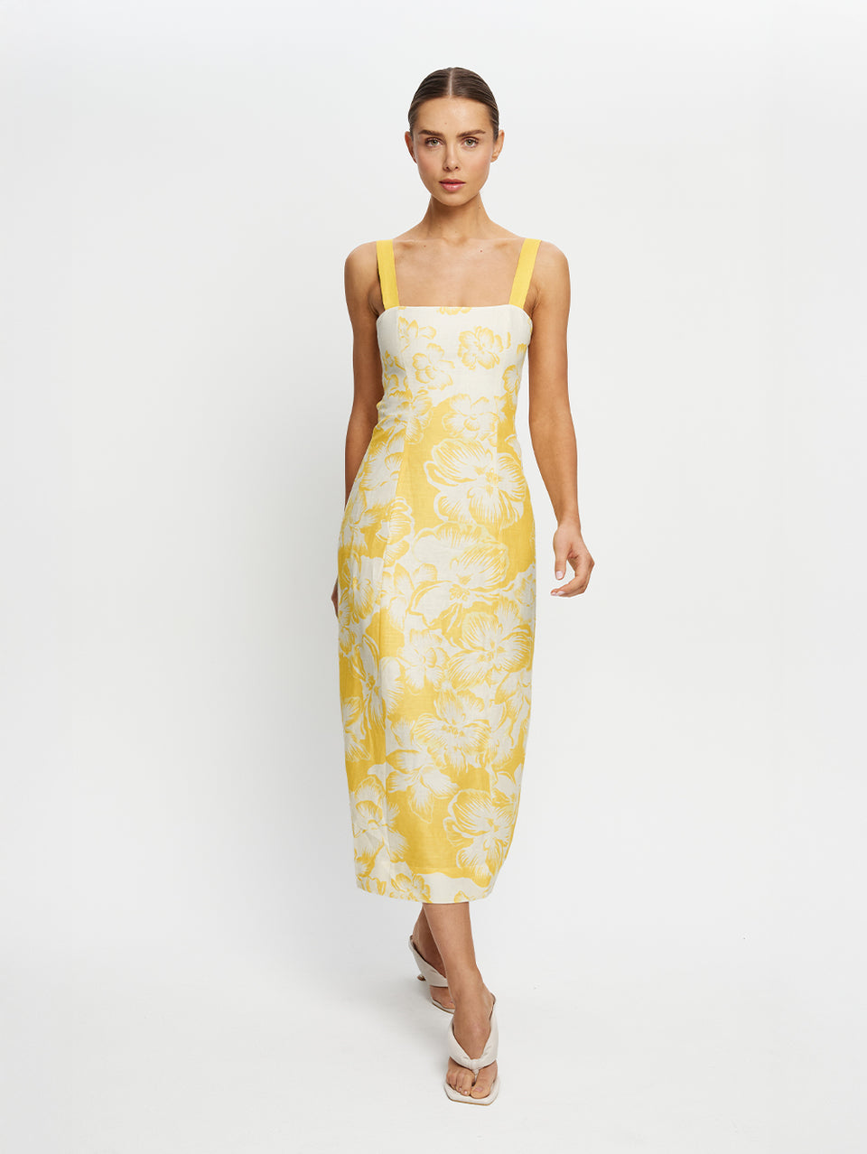 Soraya Tie Back Midi Dress