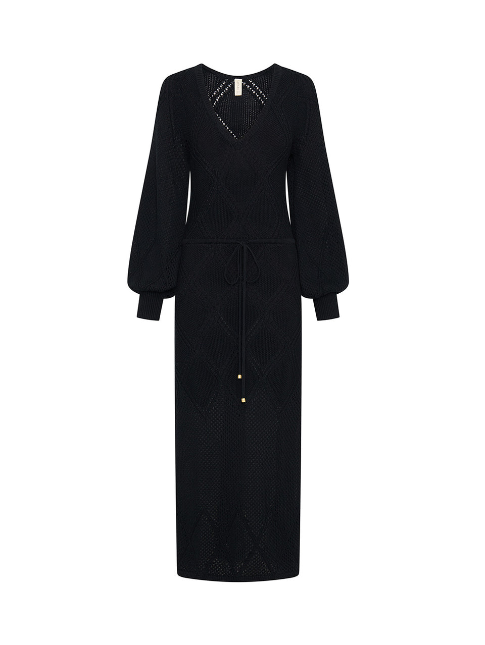 Samara Knit Dress Black Ghost
