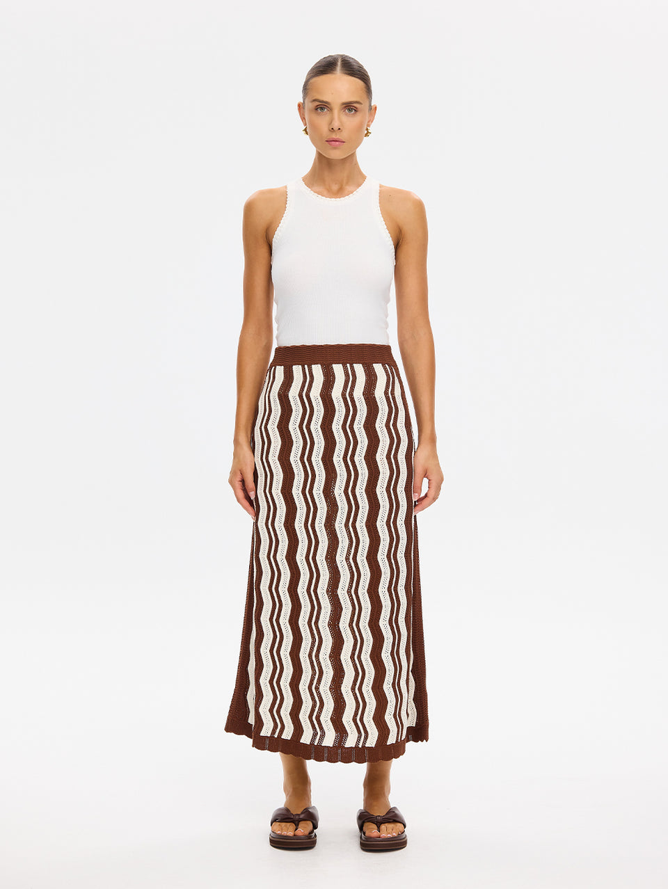 Sarah Knit Midi Skirt