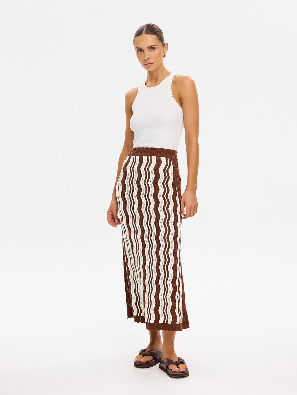 Sarah Knit Midi Skirt