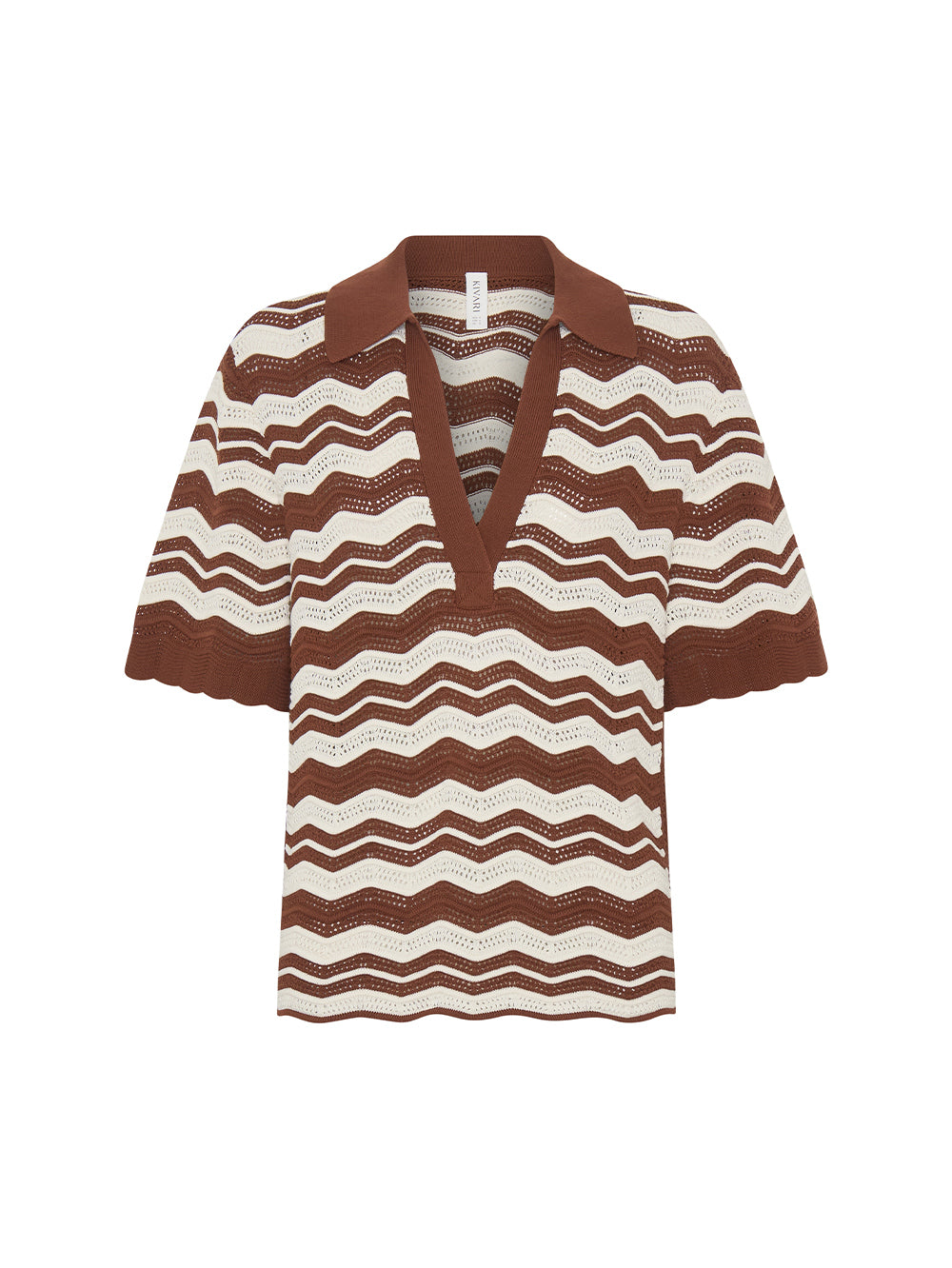 Sarah Knit Polo Top