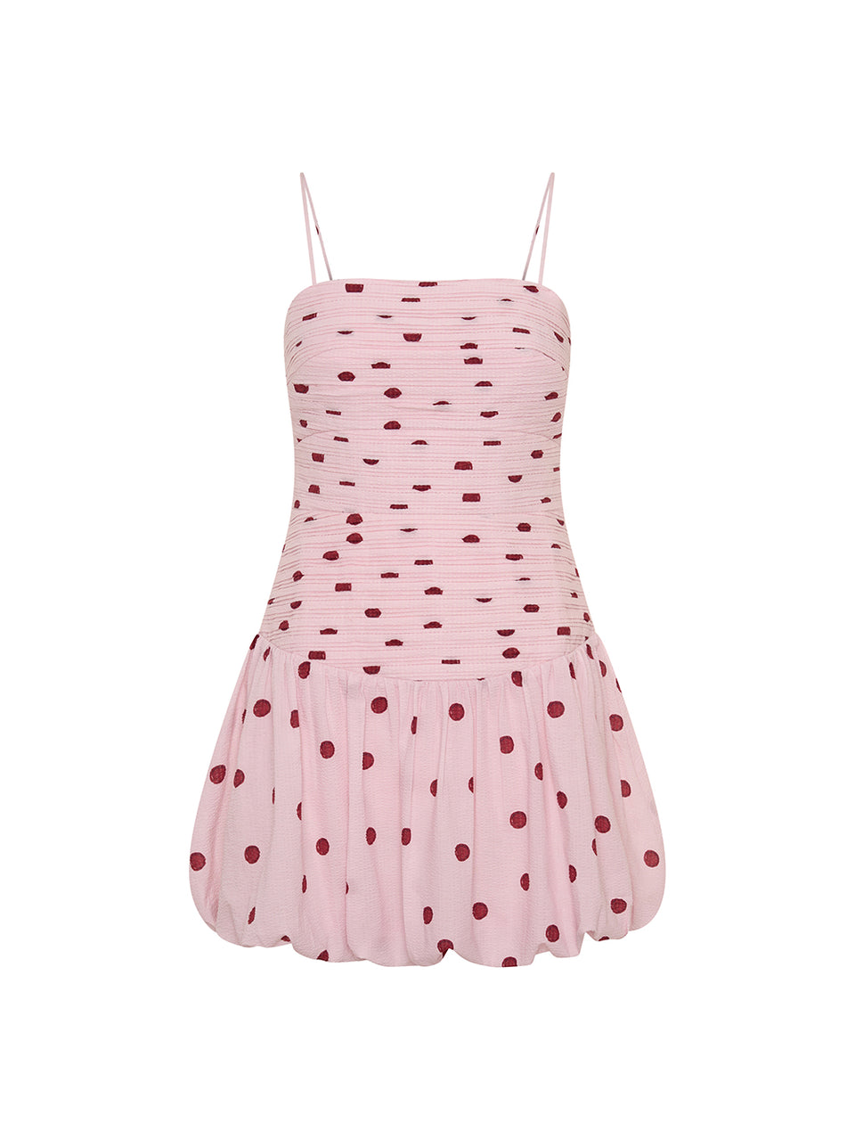 Sia Bubble Hem Mini Dress