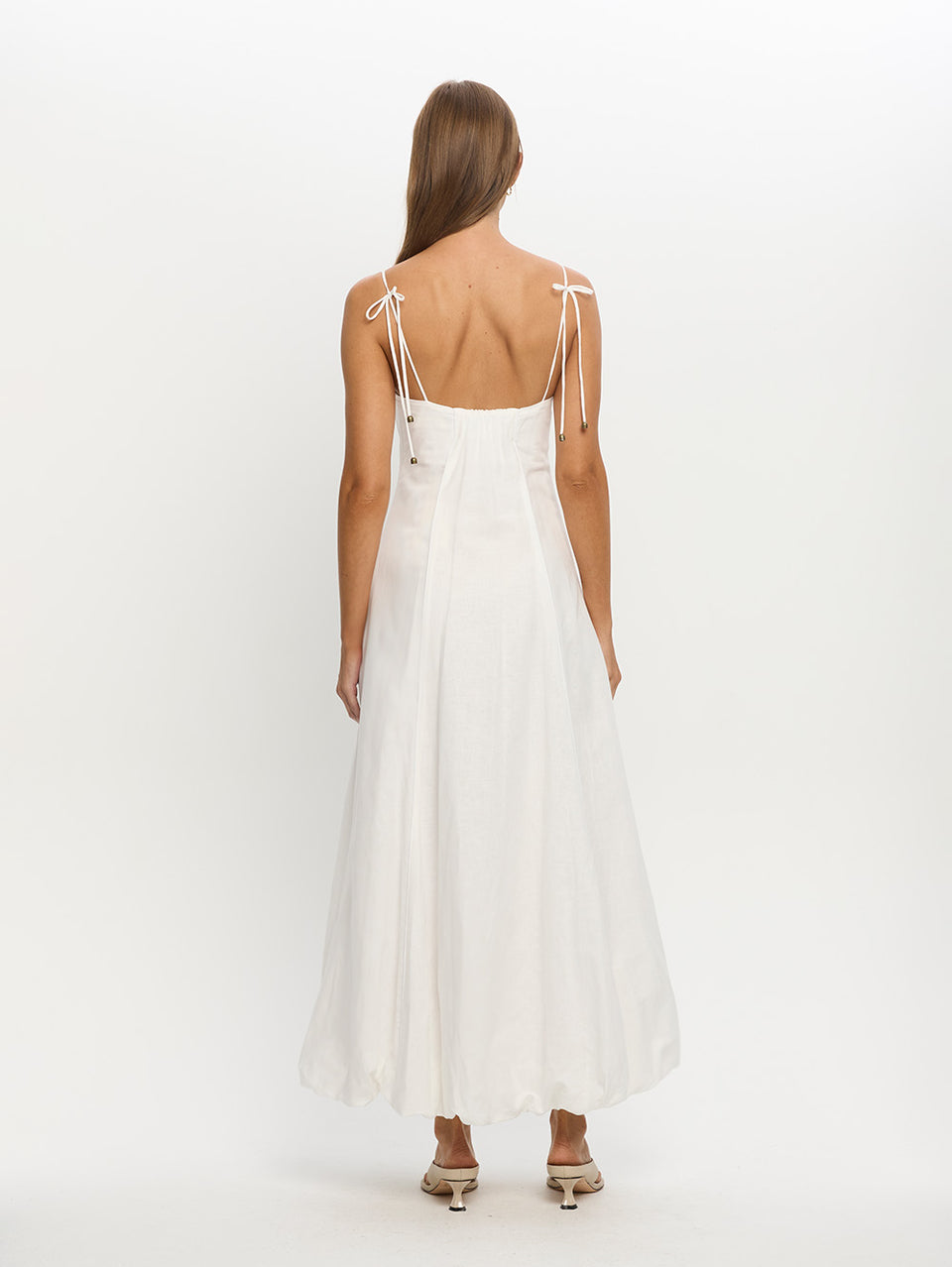 kivari sylvia maxi dress KIVARI Sylvia Sleeveless Bubble Maxi Dress