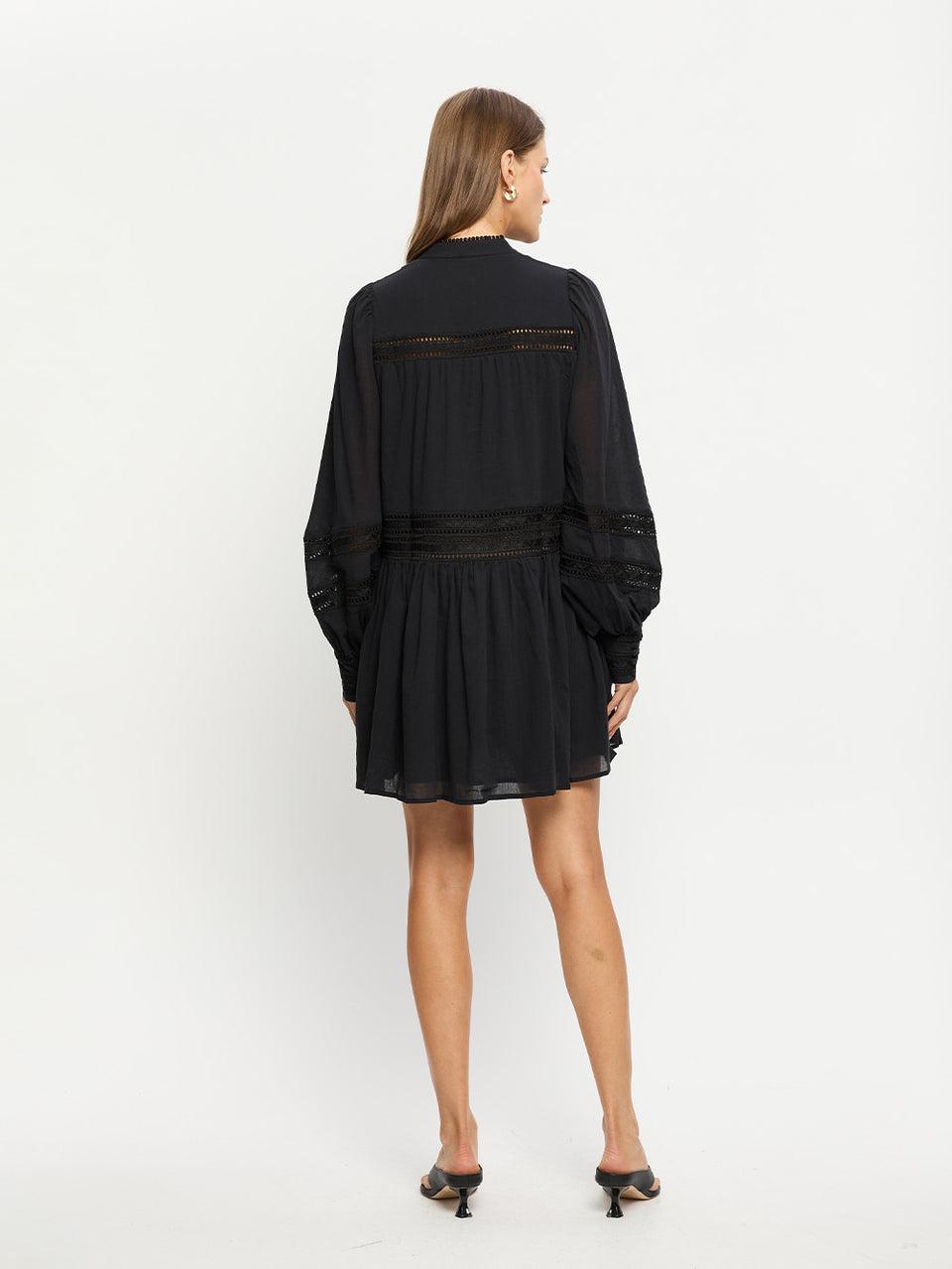Tana Mini Dress Black Back 03
