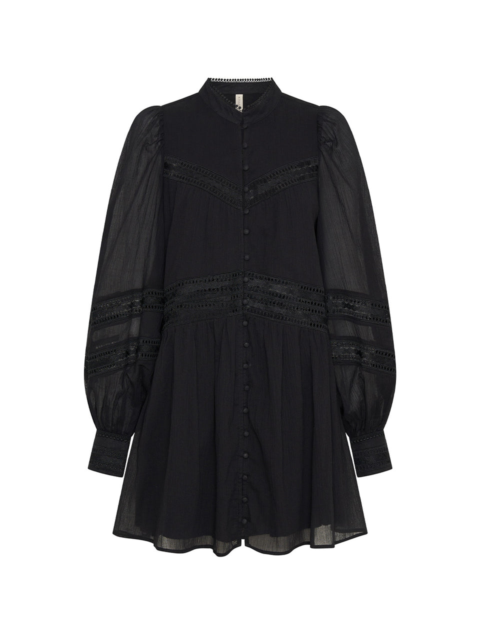 Tana Mini Dress Black Ghost