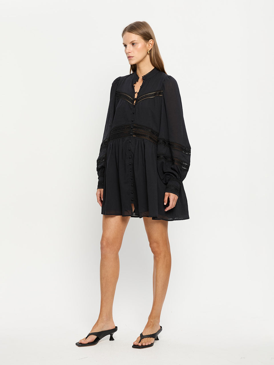 Tana Mini Dress Black Side 02