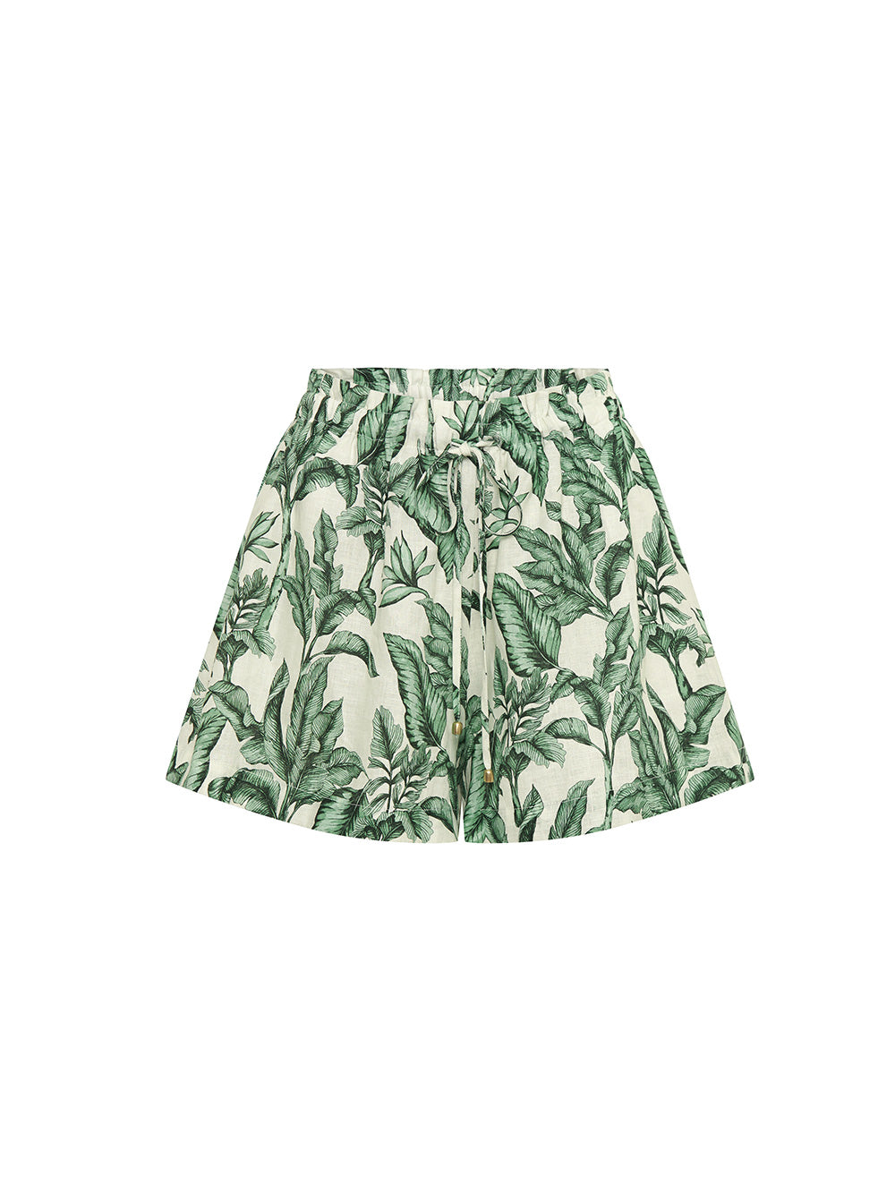 Tropico Short KIVARI | Palm leaf print shorts