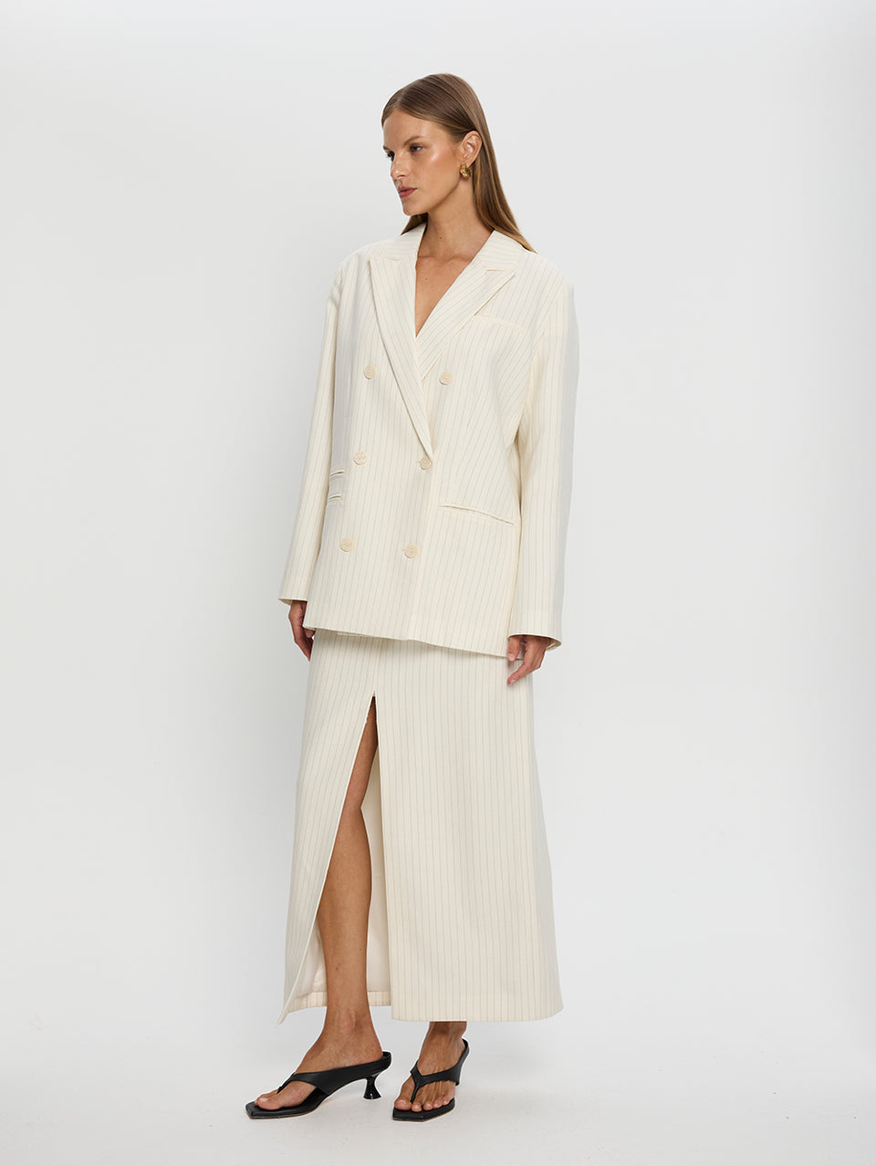 KIVARI Yara Blazer Stripe 