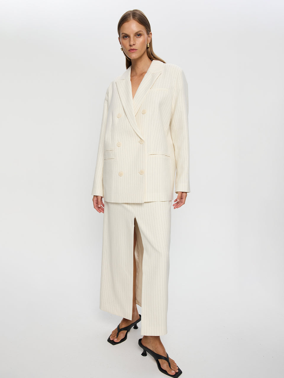 KIVARI Yara Blazer Stripe 