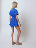Alexia Playsuit KIVARI | Model wears blue playsuit