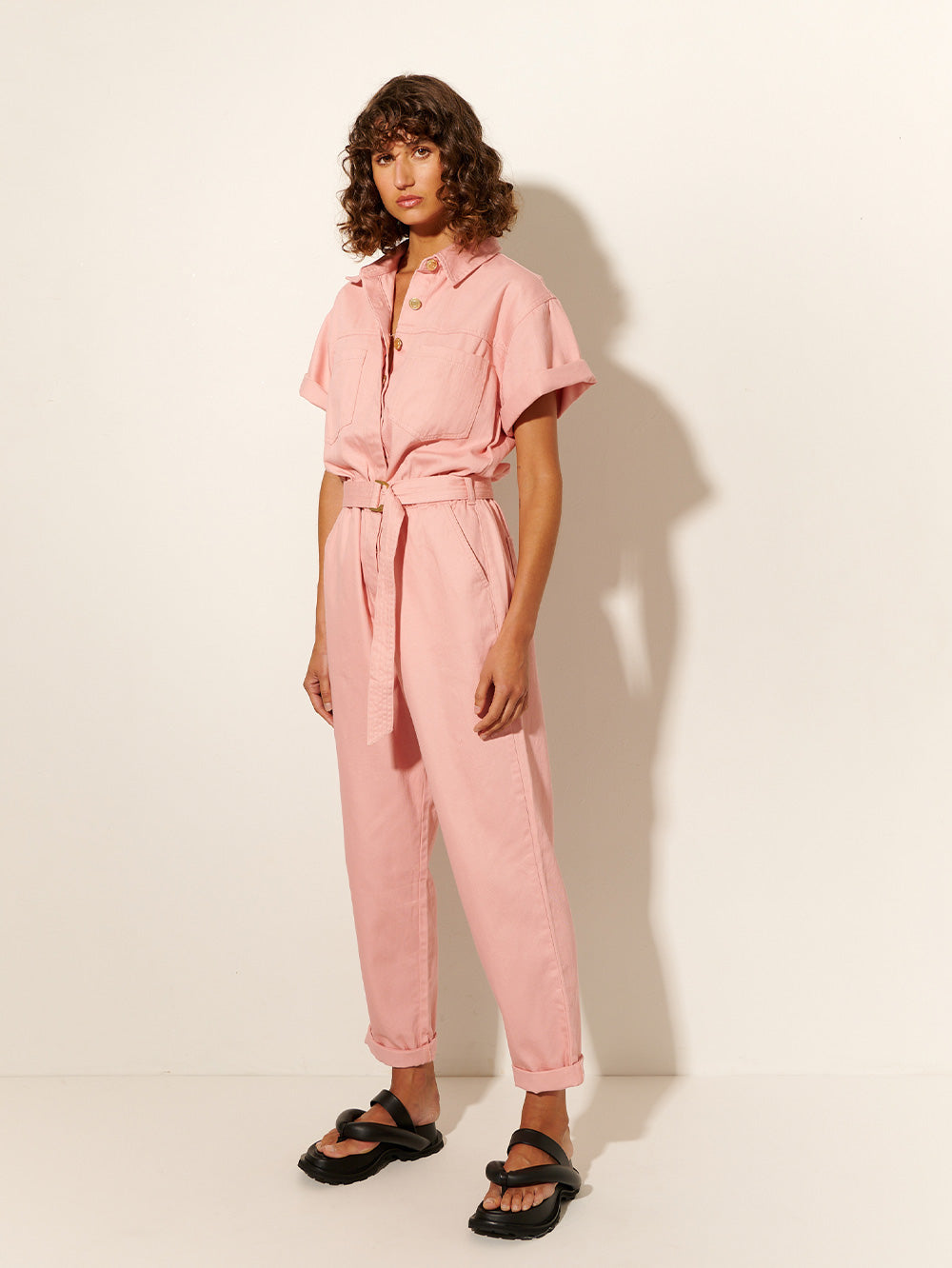 Brae Boilersuit - Pink